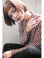 オーバーヘアー 所沢店(over hair)&nbsp;【over hair】 ガーリーショートボブスタイル