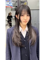 ビューナゴヤ 名駅(VIEW NAGOYA)&nbsp;顔まわりカット/レイヤーカット/韓国/ロングセミディ/グレージュ