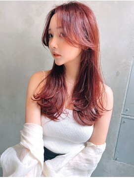 エイミー(Aimee) Aimee 町田 チェリーレッド×ニュアンスレイヤー