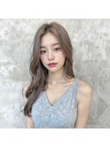 ボブウルフ艶感大人可愛い愛されくせ毛風カール