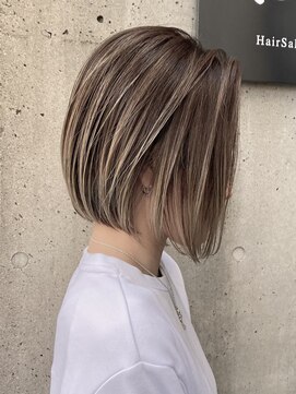 レブ 三条河原町(Reb,) ハイライト/グラデーション/ボブ