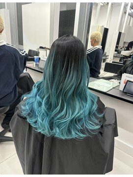 アライブ ハラジュク(ALIVE harajuku) 【ALIVE yu-ki ブリーチ ダブルカラー バレイヤージュカラー】