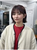 【SANA】冬に人気なボルドーカラー