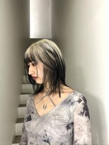 サイ(sai)&nbsp;前髪/アンブレラカラー/こなれミディ/イメチェン/ウェーブパーマ