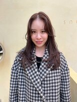【snuw mina】レイヤーカット/顔周りカット/透明感カラー/伏見