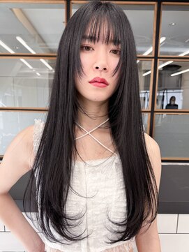 ソア 渋谷(soar) 大人レイヤー ワンカール 艶髪 シースルーバング 20代30代40代