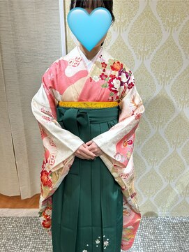 ファースト(FIRST) 卒業式袴　着付け＋ヘアセット