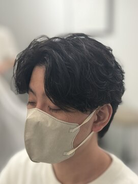 バース 梅田中崎町店(BIRTH) ニュアンスパーマフェザーパーマセンターパートワンカールパーマ