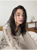 20代30代大人美人小顔ブリーチなし韓国ヘアアッシュブラック