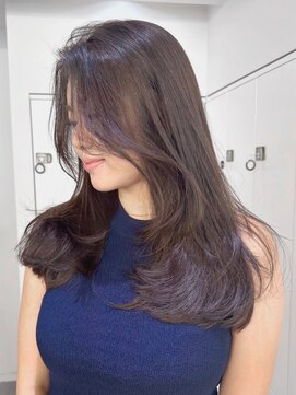 エル バイ アンキシム(elu by AHNKISM) 【韓国ヘア】レイヤーカット/顔まわりカット/艶髪/心斎橋