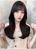 イメチェン/ハッシュカット/フルバング/似合わせカット/韓国ヘア