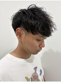 メンズマッシュシャドウパーマスパイラルパーマニュアンスパーマ