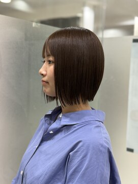 ハピネス 王寺店(Happiness) ボブ　内巻きボブ　タッセルボブ　髪質改善
