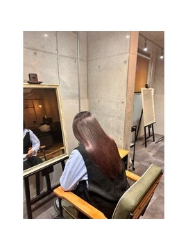 アフィックス ヘア 小岩駅前店(affix hair) ULTOWA×シルキーモカブラウン