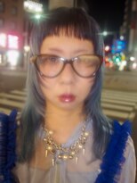 キジ(KIJI)&nbsp;フェイスレイヤー/ショートバング/ハイトーン/ルーツカラー