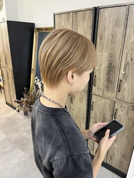 ミョンシル 【myonsil松本】ミルクブラウン/韓国カット