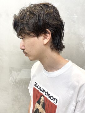 エリマバイフィフス 調布(elima by fifth) 調布メンズパーマニュアンスパーマフェザーパーマセンターパート