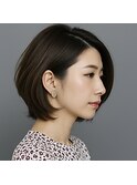 ミディアム　フンワリボブ【代々木上原から駅1】