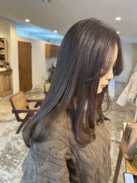 ハンドユー(HAND.U) 艶感ダークストレート