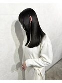 #黒髪#グレージュカラー#ココアベージュ#ヘルシーロング#表参道