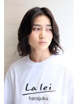 ラレイ ハラジュク(Lalei harajuku)&nbsp;原宿キムタク木村拓哉ロン毛メンズパーマスパイラルパーマ平成