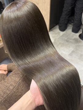 リンクミリ(Link mili) 【オリーブベージュ】髪質改善/韓国ヘア/レイヤーカット