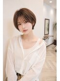 ナチュラルショートヘア/ショートカット/マッシュカット
