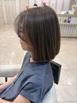 アッシュ 千歳烏山店(Ash)&nbsp;40代50代60代大人ショートボブ白髪ぼかし脱白髪染めハイライト