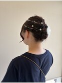 ボブでもできるふわふわアップスタイル