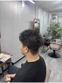 メンズ　ショート　スパイキーショート　ソフトツイスト　