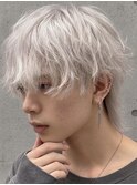 ウルフカット/渋谷駅/ダブルカラー/メンズパーマ/men’s