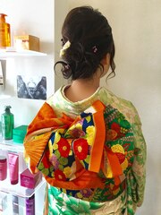 振り袖×ヘアセット×フルメイク 