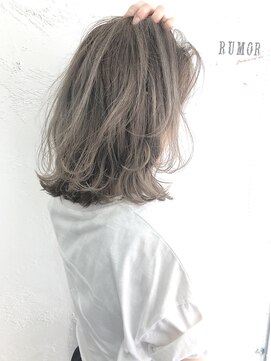 ルモア(RUMOR) Rumor×シースルーカラー『ラベージュハイライトカラー』