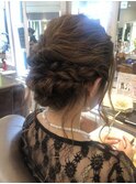 おくれ毛ヘアセット