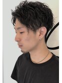 メンズ 前下り ツイストスパイラル