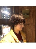 ショートルーズパーマ