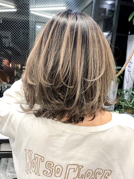 シーク 天神(SEEK) 【SEEK】バレイヤージュ×グレージュ