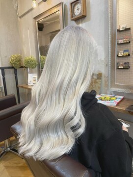 ラグシス ザ ヴィンテージ(LUXIS THE VINTAGE) 【シールエクステ】ホワイトシルバーグラデーション