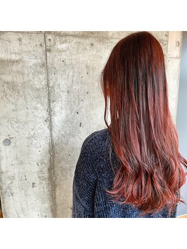 エース (ACE) ACE クセ毛風コテ巻×ラベンダーピンク