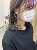 【cuzKLUB】レイヤーボブ×インナーアッシュベージュ【池袋】