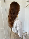 自然なオレンジカラー