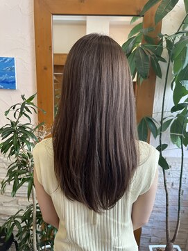 ヘアーアンドメイク エクリ 不動前店(Hair&Make equri) 【不動前・武蔵小山】ツヤ髪ロング・イルミナカラー