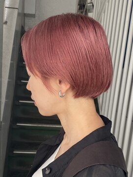 ソーコ 渋谷(SOCO) ショートボブショートミニボブ大人かわいいひし形くびれボブ