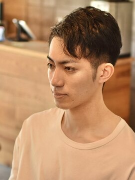 リム メンズヘア(LIM men's hair) ナチュラルアップバングショート【メンズカット/メンズヘア】