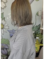バンビ プライベート サロン(Bambi private salon)&nbsp;くびれレイヤーボブ＊オリーブアッシュカラー＊Bambi松平愛