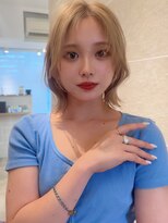 サンドシーン(sand scene)&nbsp;20代30代40代丸みショートボブマッシュ前下がりレイヤー