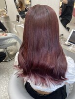 ラルムバイシー 新宿(LARME by Sea)&nbsp;ラベンダーピンク/ブリーチなしダブルカラー/韓国ヘア