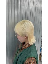 キバ(kva) ▽□□▽ ウルフカット × ブロンド