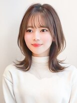 ルエ(rue) 大人可愛い20代30代40代小顔ウルフレイヤーボブ丸みショートボブ