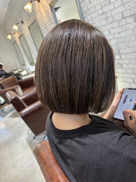 ヘアーアトリエルキナ(hair atelier LUCINA) 内巻きボブレディースカットボブ